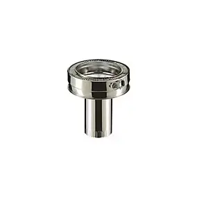 Réduction conique émaillé ø150 ø130 mm Poujoulat