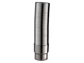 Kit aluminium spécial gaz + manchette ø125 mm 1.5 m