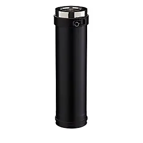 Elément droit de 450 mm 80-130 PGI RAL9030 Poujoulat