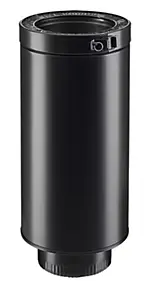 Elément droit plafond noir ø150 mm Poujoulat