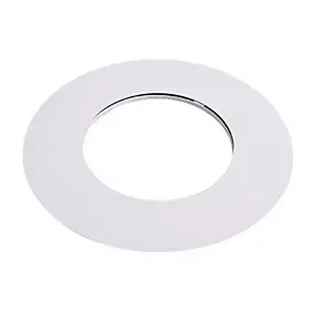Rosace élément droit plafond blanc ø150 mm Poujoulat
