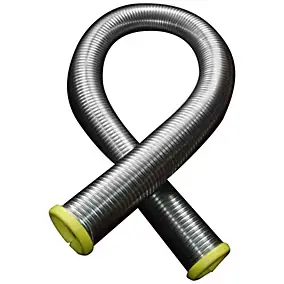 Conduit flexible en inox ø100 mm, 1 m Poujoulat
