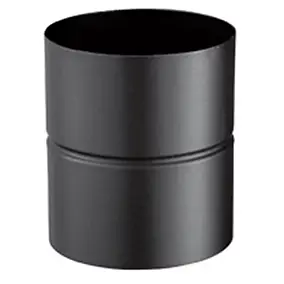 Adaptateur émaillé Noir Mat 80 Femelle - 80 Femelle Poujoulat