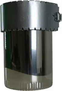 Raccord flexible EMAIL en inox D.150MM pour conduit adaptable