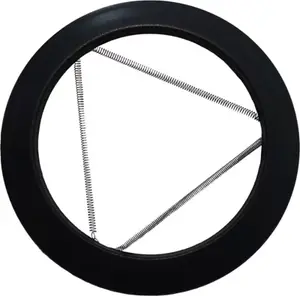 Rosace émaillée WESTAFRANCE D.150 mm noir mat