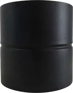 Adaptateur conduit émaillé 150F x 150F finition noire mate