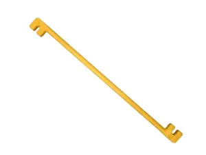 Griffe à cintrer jaune 10 x 12 mm
