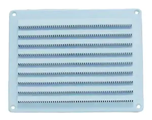 Grille d'aération blanche en PVC 150 x 200
