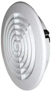 Grille PVC encastrable - Diamètre : 80/90 mm