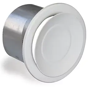 Bouche d'insufflation à débit réglable pour VMC, Ø 125 mm, Autogyre