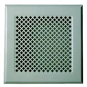 Grille de décompression avec précadre blanc 170 x 170 Autogyre
