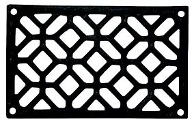 Grille de ventilation des cheminées fonte noir 160 x 100 mm Autogyre