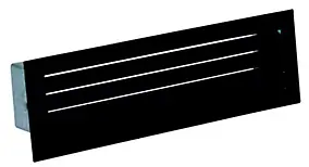 Grille de décompression avec précadre noir 195 x 60 Autogyre