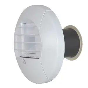 Bouche d’extraction hygroréglable sanitaire 10/40 m³/h avec manchette diamètre 80 mm