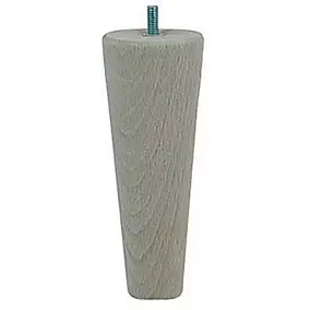 Pied de lit fuseau H. 150 mm x ø58 mm brut