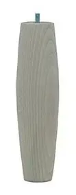Pied de lit olive H. 250 mm x Ø 68 mm brut