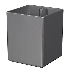 Pied de meuble cube H. 64 mm x ø 60 mm
