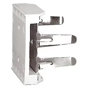 2 clips fixation plinthe sur pied, avec support ø28 mm