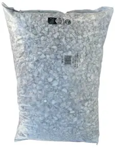 Gravillon calcaire concassé blanc 6-16 mm allées et chemins sac 25 kg