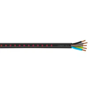 Câble COURONNE U-1000 R2V 5G1.5, 100 m, couleur noire