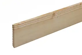 Plinthe arêtes vives sapin 240 x 7 cm, ép.10 mm