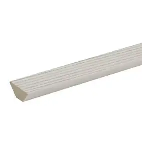 Corniche réssuyé bois blanc 250 x 17 cm