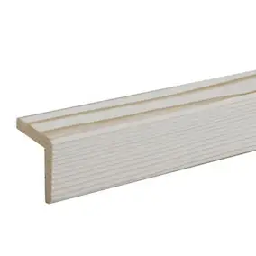 Baguette d'angle réssuyé blanc 250 x 27,5 cm