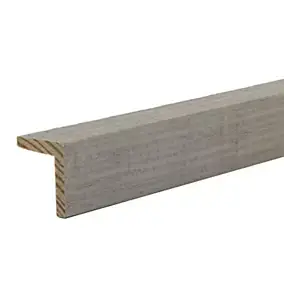 Baguette d'angle brut de sciage béton 250 x 27,5 cm
