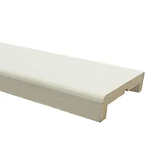 Nez de cloison en MDF prépeint blanc 11X103mm L.2,50m