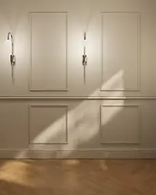 Kit moulures classique MDF prépeint blanc adhésif