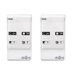 2 télécommandes pour alarme Diagral DIAG41ACK alarme