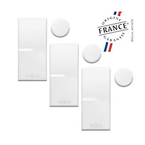 Détecteur d'ouverture miniature blanc Diagral LOTDIAG39APX, lot de 3