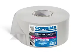 Voile de renfort d'angle 0,30x15m pour l'étanchéité des relevés Soprema
