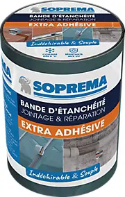 Bande d'étanchéité Extra Auto-adhésive 5x0,15m Ardoise