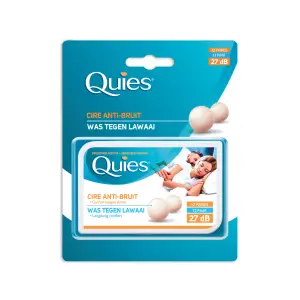 QUIES Protection auditive en cire naturelle 12 paires