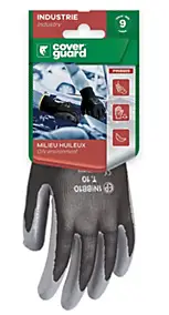 Gants de protection pour manutention et travaux de précision en nitrile Coverguard Taille 10