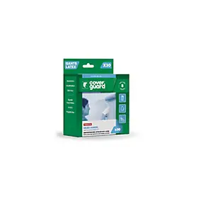 Gants en latex jetables Coverguard 30 pièces taille T.8