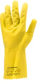 Gants de ménage Eurodip 5030 latex jaune, Taille 8 - Coverguard