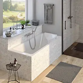 Baignoire droite 170 x 75 cm blanc brillant Jacob Delafon Sofa
