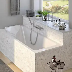 Baignoire droite 180 x 75 cm blanc brillant Jacob Delafon Sofa