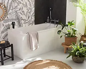Baignoire droite 160 x 70 cm blanc mat Jacob Delafon Sofa