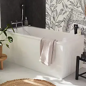 Baignoire droite 180 x 75 cm blanc mat Jacob Delafon Sofa