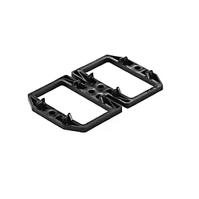 Élément de liaison GoodHome Areto pour rails aluminium de terrasse en paquet de 20