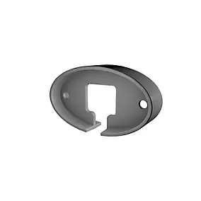 Enjoliveur de main courante Inoline Prestio gris karako Kordo 30 x 55 x 15 mm
