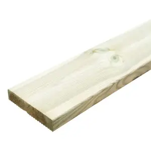 Lame de terrasse en pin Ep.19 mm - 2400 X 95 mm