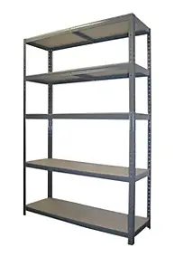Étagère de garage modulable en aggloméré et acier H.180 x L.120 x P.40 cm