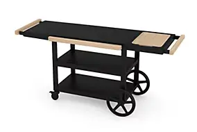 Chariot pour plancha Gueuleton acier noir Favex