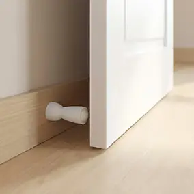 Butoir ø28 x Hauteur 70 mm mur blanc
