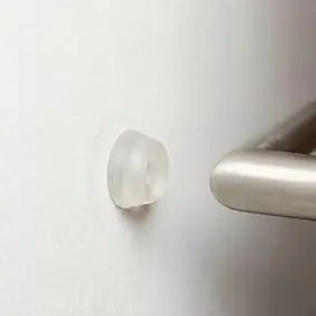 Butoir caoutchouc adhésif ø22 transparent
