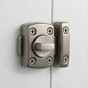 Verrou automatique Diall 30 mm acier zingué